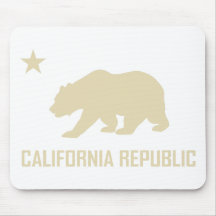República Mousepad de California Alfombrilla De Ratón