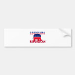 Republicano de Luisiana Pegatina De Parachoque
