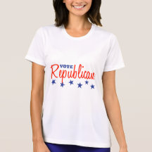 Republicano del voto (estrellas) camiseta