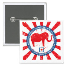 Republicano del voto pin