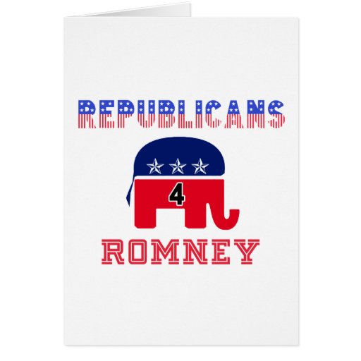 Republicanos 4 Romney Tarjeta