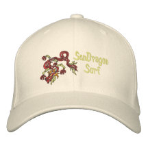 Resaca del dragón de Sun Gorras De Beisbol Bordadas