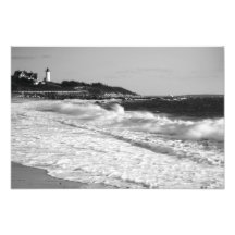 Resaca en la playa del punto de Nobska Arte Fotografico