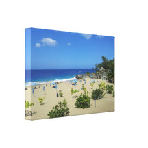 RESACA OC DE LA REPÚBLICA DOMINICANA DE LA PLAYA S IMPRESIÓN EN LONA