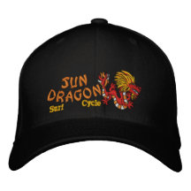 Resaca y ciclo del dragón de Sun Gorras Bordadas