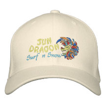 Resaca y nieve del dragón de Sun Gorras Bordadas