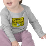 Resbaladizo cuando bebé mojado camiseta