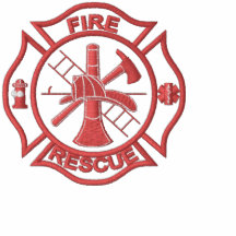Rescate del fuego camiseta polo