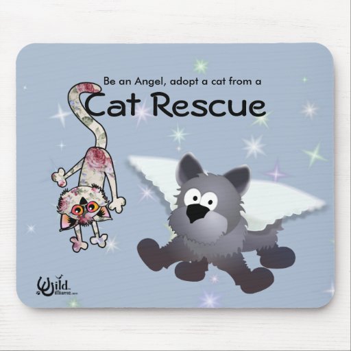 Rescate del gato alfombrillas de ratones