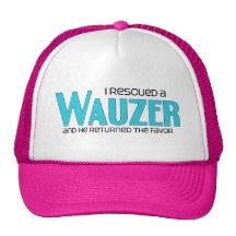 Rescaté un diseño de la adopción del perro de Wauz Gorros Bordados