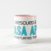 Rescaté un Lasa Apso (el perro femenino) Taza