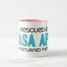 Rescaté un Lasa Apso (el perro masculino) Tazas De Café