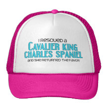 Rescaté un perro de aguas de rey Charles arrogante Gorro