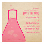 Reserva caprichosa del cubilete que la fecha invit invitacion personalizada