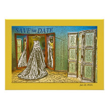Reserva colgante elegante del vestido de boda la i