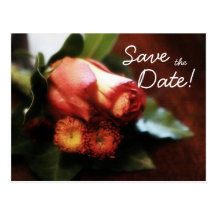 Reserva color de rosa de Boutonnière la fecha Tarjetas Postales