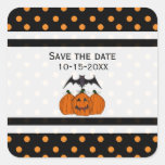 Reserva de Halloween los pegatinas de la fecha