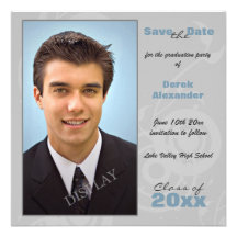 Reserva de la foto de la fiesta de graduación la f anuncio personalizado