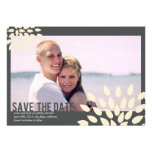 Reserva de la foto la vainilla elegante de //de lo invitacion personalizada
