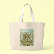 Reserva de la querube del vintage el diseño de la  bolsas