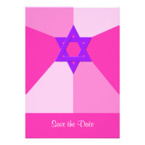 Reserva de Mitzvah del palo la tarjeta de la invit invitaciones