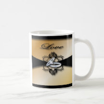 Reserva del boda de Champán la fecha y el favor Tazas De Café