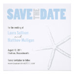 Reserva del boda de las estrellas de mar la fecha anuncio personalizado