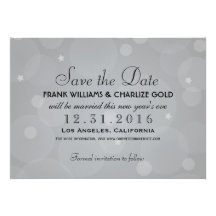 Reserva del boda de Noche Vieja la tarjeta plana d Invitación