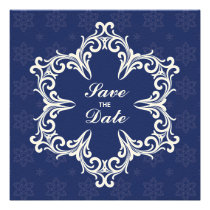 Reserva del boda del invierno la invitación de la  invitaciones