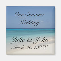 Reserva del boda del verano la fecha iman