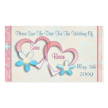 Reserva del personalizado la invitación de boda de tarjetas personales