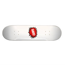 Reserva del rojo patín personalizado