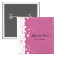 Reserva elegante la fecha pins