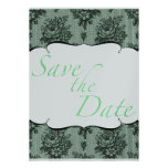 Reserva elegante las invitaciones de la fecha comunicados