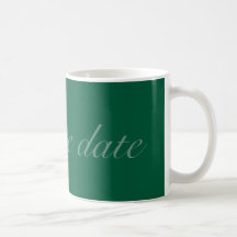Reserva elegante las vides de la fecha taza