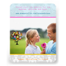 Reserva enrrollada del boda de la foto del damasco invitaciones personalizada