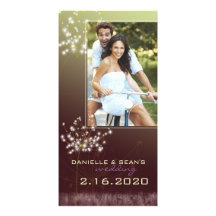 Reserva floral de la foto del jardín dulce del die tarjeta fotográfica personalizada
