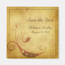 Reserva floral del boda de la caída del vintage el