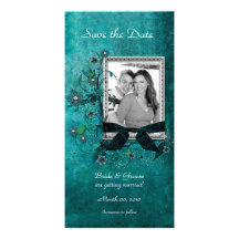 Reserva floral del trullo elegante las tarjetas de tarjetas fotograficas 