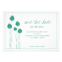 Reserva floral del verde de las vainas la fecha anuncios personalizados