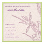 Reserva floral delicada la fecha comunicados