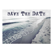 Reserva Hauntingly hermosa retra de la playa la fe invitaciones