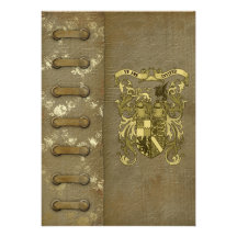 Reserva medieval del papel pintado la fecha invitación personalizada
