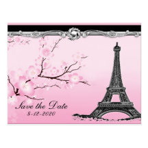 Reserva parisiense del boda de la torre Eiffel las Postales