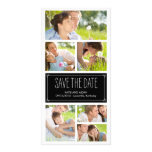 Reserva simple del collage las tarjetas de la foto tarjeta fotografica personalizada