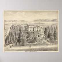 Residencia del esmeril, Oakland, Alameda Co Poster
