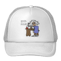 Respaldo de la impulsión dura chistoso gorro