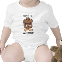 RESPETE EL SASQUATCH CAMISETAS