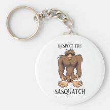 RESPETE EL SASQUATCH LLAVEROS PERSONALIZADOS
