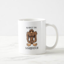 RESPETE EL SASQUATCH TAZA DE CAFÉ